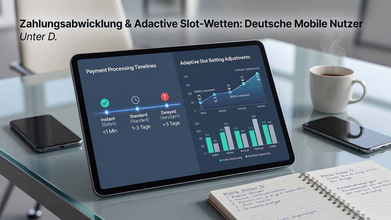 Illustration adaptiver Einsatzstrategien bei Slots für deutsche Mobilnutzer mit Zahlungszeiten