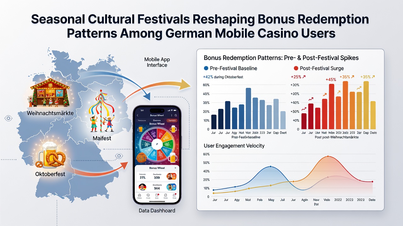 Mobile Casino-Aktivität steigt während deutscher Kulturfeste wie Weihnachten und Silvester