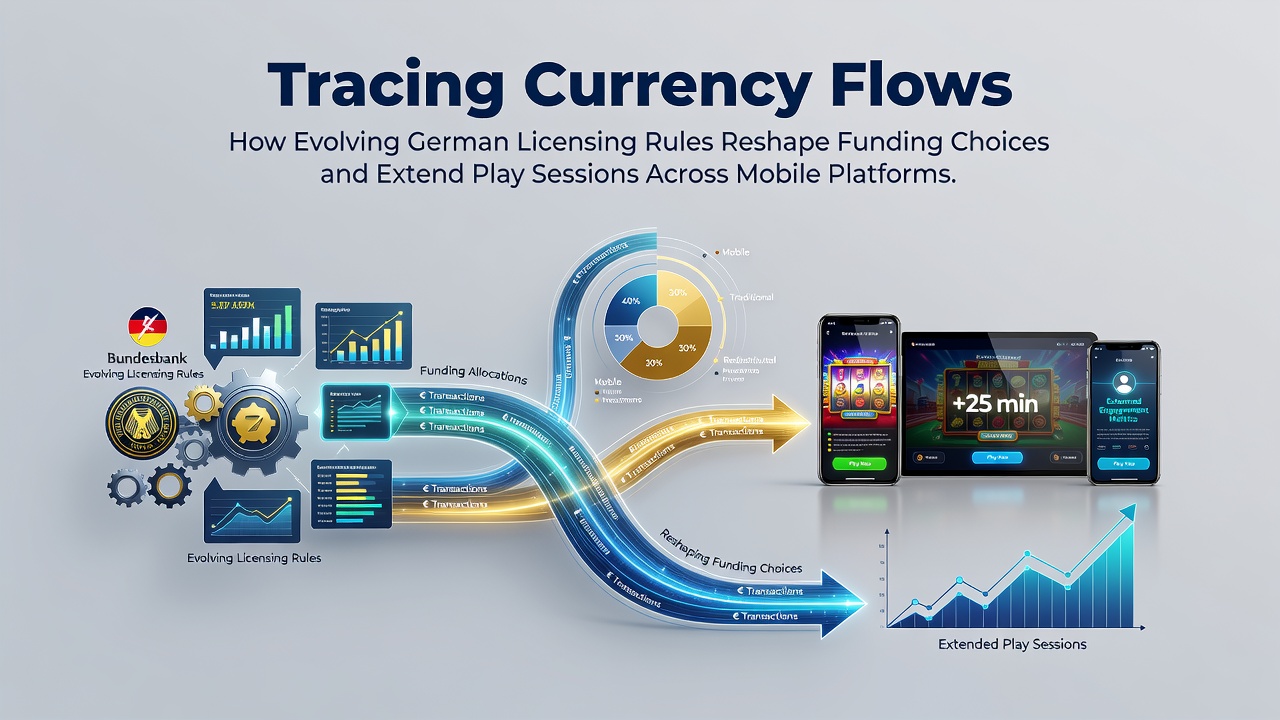 Diagramm zur Verfolgung von Währungsströmen in mobilen Casino-Plattformen unter deutschen Lizenzregeln