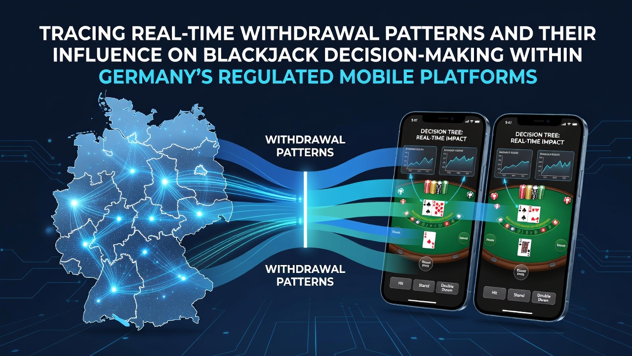 Grafik zeigt Echtzeit-Datenströme bei Auszahlungen in mobilen Blackjack-Umgebungen