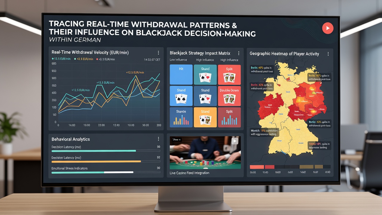 Analyse-Dashboard mit Blackjack-Statistiken und Auszahlungstrends auf deutschen Mobilplattformen
